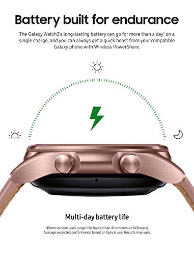 Samsung Galaxy Watch3 (US Version) (Renewed)
