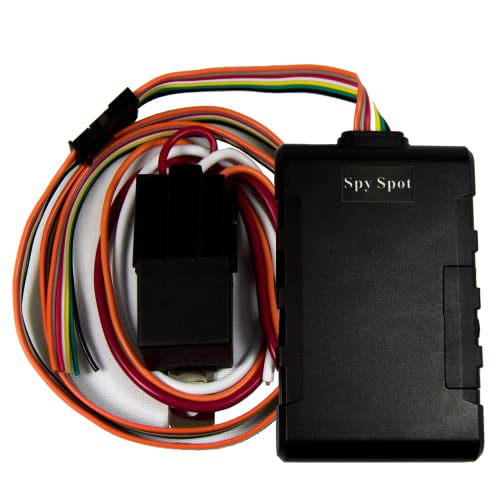 Spy Spot 4G Hard Wire Kill Switch GPS Vehicle Tracker - Remotely Disable the Ignition from Any Location - Locator Tracking Device - Black, 2 x 1.8 x 1 inches - US Coverage, Subscription required