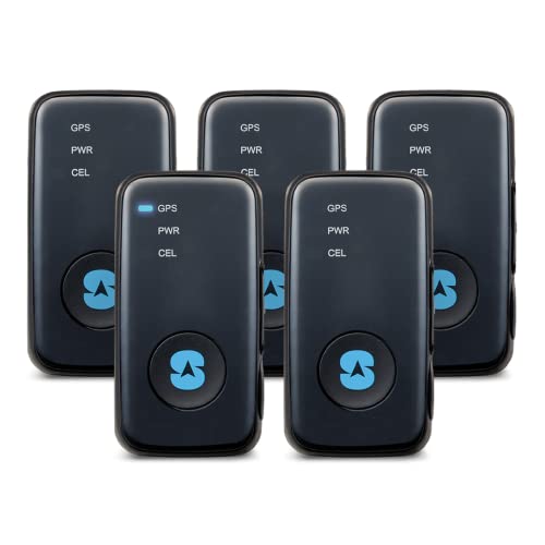 5 Pack Spytec GPS GL300 GPS Tracker for Vehicles, Cars, Trucks, Motorcycles, Loved Ones and Asset Tracker with Real-Time Tracking with App - Powered by Hapn