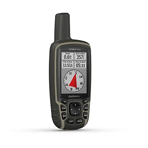 Garmin GPSMAP 64sx Handheld GPS (010-02258-10) Bundle with Deco Gear 16GB Camping & Hiking Accessories Kit
