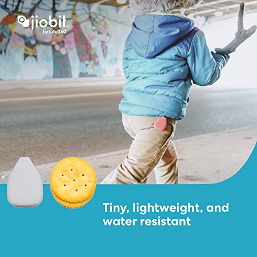 Jiobit - Smallest GPS Tracker for Kids, Adults, Elderly | Lightweight, Water Resistant, Durable, Encrypted | Real-Time Location Sharing | Long-Lasting Battery | Cellular, Bluetooth, WiFi