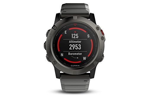 Garmin Fenix 5X Sapphire - Slate Gray with Metal Band