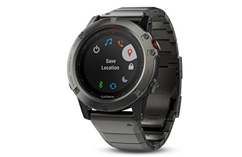 Garmin Fenix 5X Sapphire - Slate Gray with Metal Band