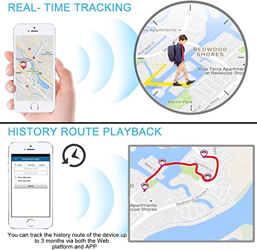 Mini GPS,TKSTAR Mini GPS Tracker Magnetic Micro GPS Tracking Anti Theft Real Time GPS Tracker Portable GPS Locator Handbag Wallet Pockets School Bag Important Documents Lost Finder Tracker Free APP