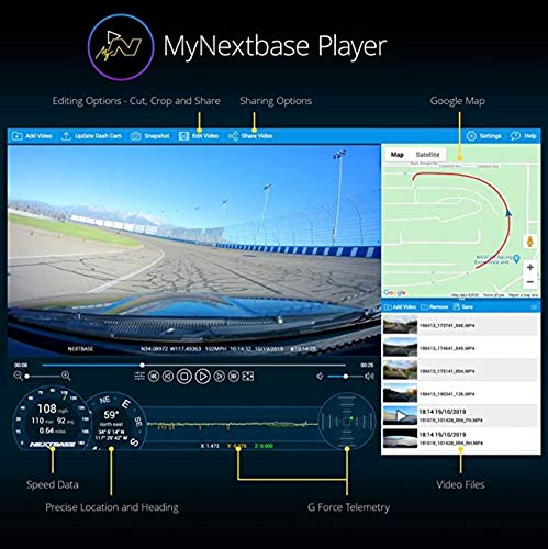Nextbase Dash Cam 422GW + PNY Elite-X 32GB U3 microSDHC Card (Bundle)