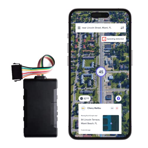Spytec GPS Hardwired GPS Tracker for Vehicles, Cars, Trucks, Motorcycles, Semi-Trucks, Equipment with Real-Time Tracking and App - Powered by Hapn