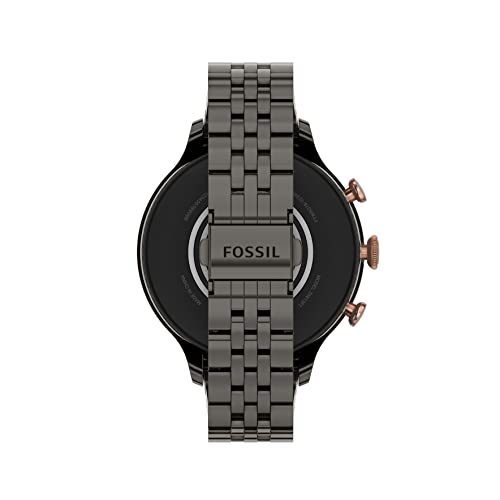 Fossil Women's Gen 6 42mm Touchscreen Smart Watch with Alexa Built-In, Fitness Tracker, Sleep Tracker, Heart Rate Monitor, GPS, Speaker, Music Control, Smartphone Notifications