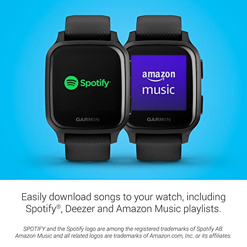 Garmin Venu Sq Music, GPS Smartwatch with Bright Touchscreen Display, Features Music and Up to 6 Days of Battery Life