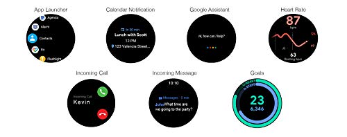 Citizen CZ Smart Stainless Steel Smartwatch Touchscreen, Heartrate, GPS, Speaker, Bluetooth, Notifications, iPhone and Android Compatible, Powered by Google Wear OS