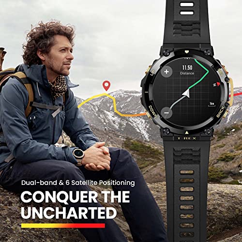 Amazfit Replacement Band for Amazfit T-Rex 2 Smart Watch, Sport Band Silicone Wristbands Strap for Men
