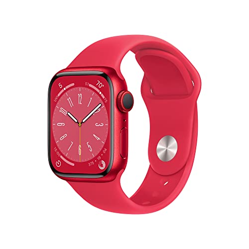 Apple Watch Series 8 [GPS + Cellular 45mm] Smart Watch w/Aluminium Case with Sport Band