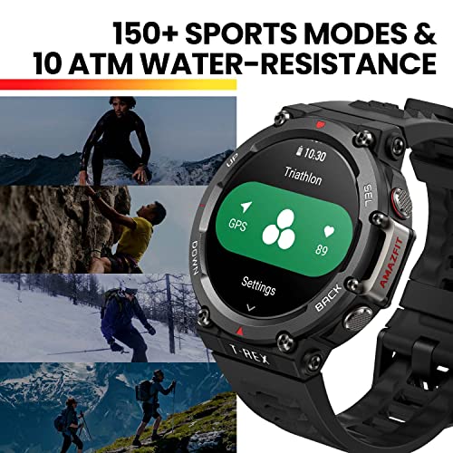 Amazfit Replacement Band for Amazfit T-Rex 2 Smart Watch, Sport Band Silicone Wristbands Strap for Men