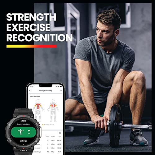 Amazfit Replacement Band for Amazfit T-Rex 2 Smart Watch, Sport Band Silicone Wristbands Strap for Men