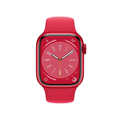 Apple Watch Series 8 [GPS + Cellular 45mm] Smart Watch w/Aluminium Case with Sport Band