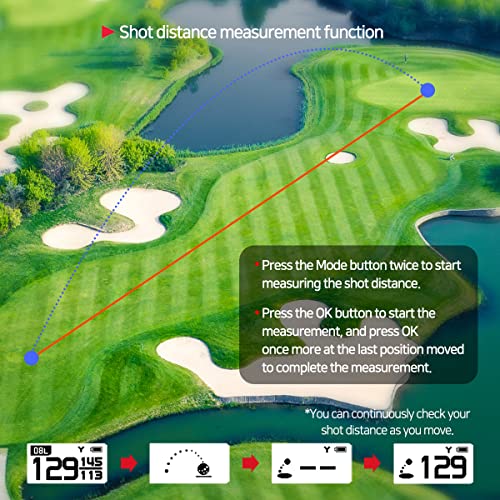 GolfBuddy Clip on Voice 2 Golf Navigation GPS for Hat/GPS and Laser Rangefinder