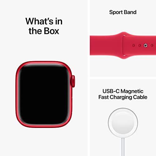 Apple Watch Series 8 [GPS + Cellular 45mm] Smart Watch w/Aluminium Case with Sport Band