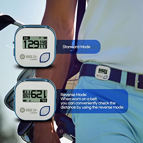 GolfBuddy Clip on Voice 2 Golf Navigation GPS for Hat/GPS and Laser Rangefinder