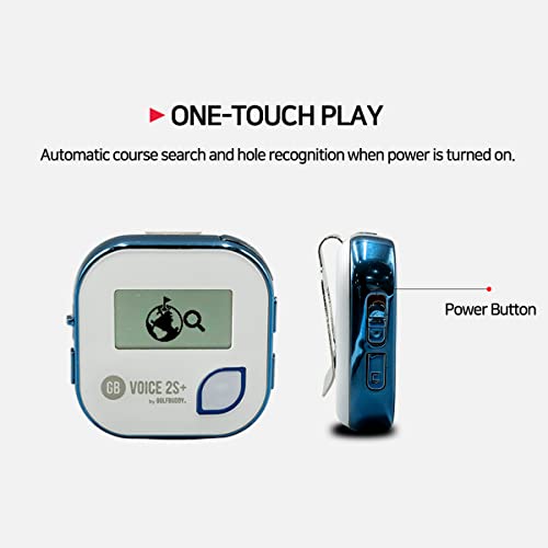 GolfBuddy Clip on Voice 2 Golf Navigation GPS for Hat/GPS and Laser Rangefinder