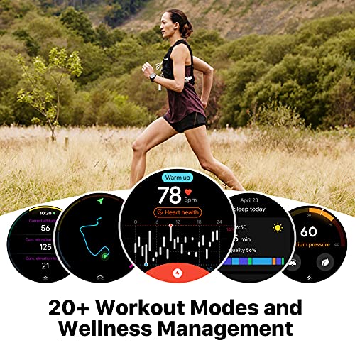 Ticwatch Pro 3 Ultra GPS Smartwatch Qualcomm SDW4100 and Mobvoi Dual Processor System Wear OS Smart Watch for Men Blood Oxygen Fatigue Assessment 3-45 Days Battery NFC Mic Speaker