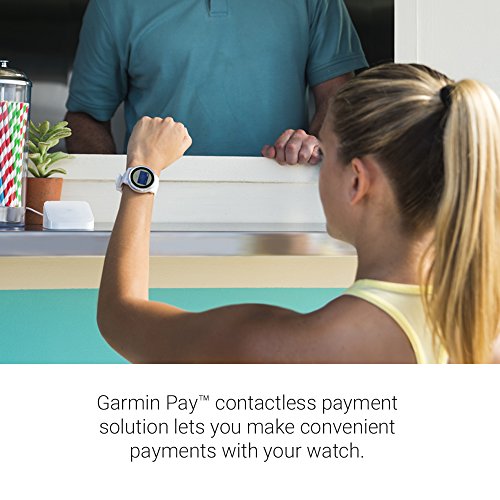 Garmin 010-01769-01 Vivoactive 3, GPS Smartwatch with Contactless Payments and Built-In Sports Apps, Black with Silver Hardware