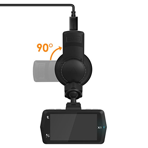 Vantrue N1 Pro(Old Edition), X4, X1, X1PRO, X2, R2 Dash Cam GPS Receiver Module Mini USB Port Car Suction Cup Mount for Windows and Mac