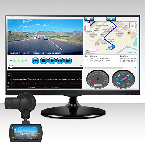 Vantrue N1 Pro(Old Edition), X4, X1, X1PRO, X2, R2 Dash Cam GPS Receiver Module Mini USB Port Car Suction Cup Mount for Windows and Mac