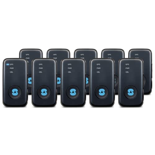 10 Pack Spytec GPS GL300 GPS Tracker for Vehicles, Cars, Trucks, Motorcycles, Loved Ones and Asset Tracker with Real-Time Tracking with App - Powered by Hapn