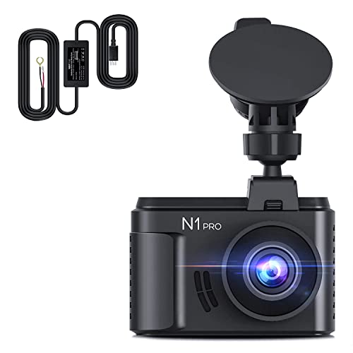 Bundle – 2 Items: Vantrue N1 Pro Dash Cam(2023) + 11.5ft Hardwire Kit
