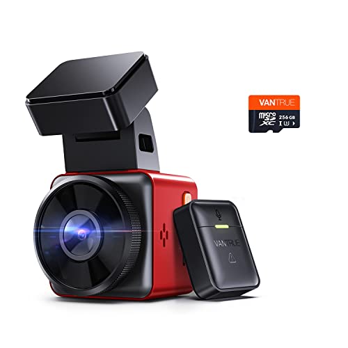Bundle: Vantrue E1 Mini GPS Dash Camera+ Vantrue 256GB microSD Card
