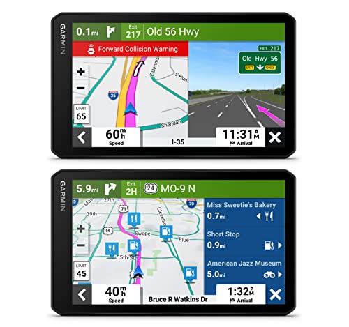 Garmin DriveCam 76, Large, Easy-to-Read 7” GPS car Navigator, Built-in Dash Cam, Automatic Incident Detection, High-Resolution Birdseye Satellite Imagery with Wearable4U Power Pack Bundle