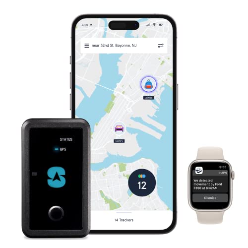 Spytec GPS GL501 18 Month Rechargeable, Weatherproof Long-Term GPS Tracker for Equipment, Trailers, Boat and RV Storage, High-Value Assets with Geo-Fencing and Movement Alerts - Powered by Hapn
