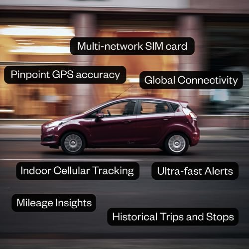 Spytec GPS OBD Unlimited GPS Tracker, Real Time Alerts and Reporting for Vehicles, Personal Car Tracking, Work Truck Monitoring, Commercial Drivers with Smart Tracking App - Powered by Hapn