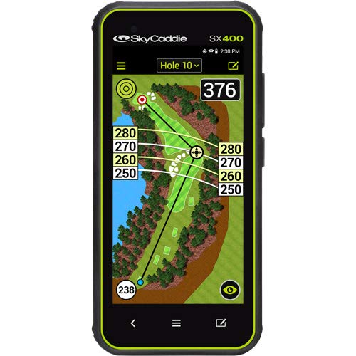 SkyCaddie SX400 PlayBetter Gift Box Bundles | Rugged, Touchscreen, 4" Display, 35,000 Maps | Handheld Golf GPS