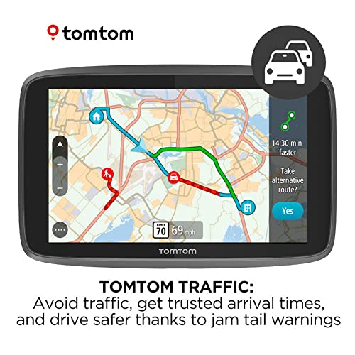 TomTom Trucker 620 6-Inch Gps Navigation Device for Trucks with Wi-Fi Connectivity, Smartphone Services, Real Time Traffic And Maps of North America