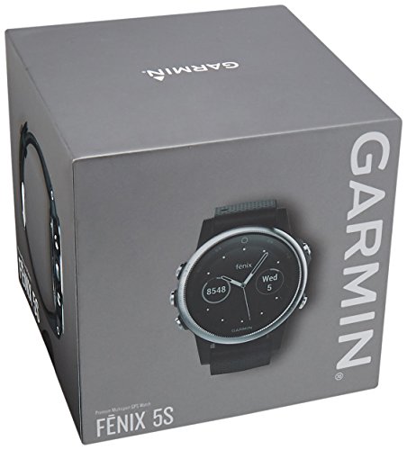Garmin fēnix 5s, Premium and Rugged Smaller-Sized Multisport GPS Smartwatch, White, 42mm (010-01685-00)