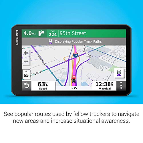 Garmin dēzl OTR1000, GPS Truck Navigator, Easy-to-read Touchscreen Display, Custom Truck Routing and Load-to-dock Guidance (Renewed)