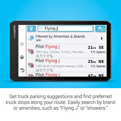 Garmin dēzl OTR1000, GPS Truck Navigator, Easy-to-read Touchscreen Display, Custom Truck Routing and Load-to-dock Guidance (Renewed)