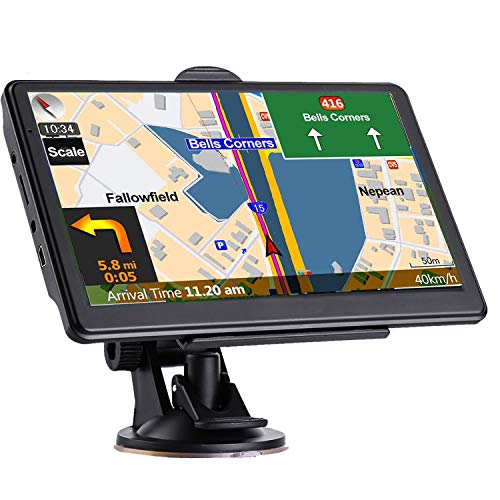 GPS Navigation for Car,Latest 2022 Map £¬ Real Voice Spoken Turn-by-Turn Direction Reminding Navigation System for Cars, Vehicle GPS Satellite Navigator with Free Lifetime Map Update¡­