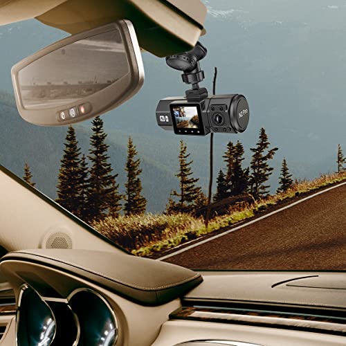 Vantrue N2 Pro(2023) Dash Cam Type C USB Port Suction Cup GPS Mount for Speed, Route, Loction Tracking