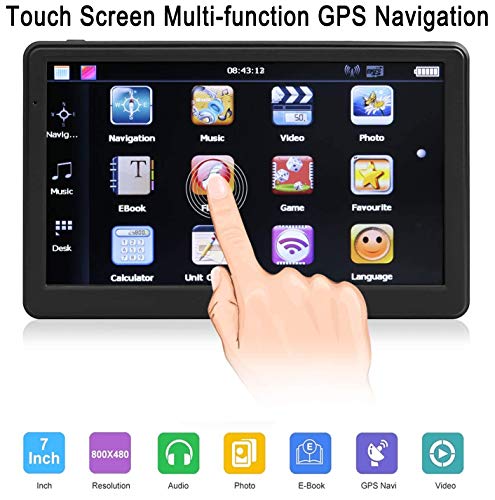 GPS Navigation for Car,Latest 2022 Map £¬ Real Voice Spoken Turn-by-Turn Direction Reminding Navigation System for Cars, Vehicle GPS Satellite Navigator with Free Lifetime Map Update¡­