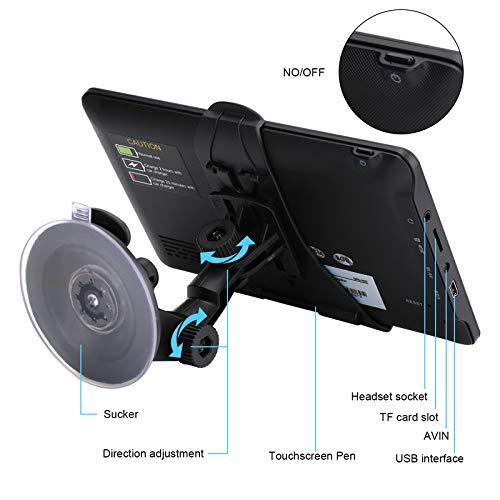 GPS Navigation for Car,Latest 2022 Map £¬ Real Voice Spoken Turn-by-Turn Direction Reminding Navigation System for Cars, Vehicle GPS Satellite Navigator with Free Lifetime Map Update¡­