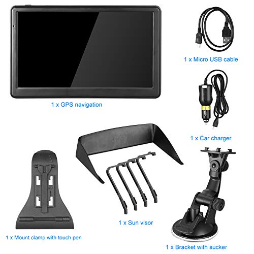 GPS Navigation for Car,Latest 2022 Map £¬ Real Voice Spoken Turn-by-Turn Direction Reminding Navigation System for Cars, Vehicle GPS Satellite Navigator with Free Lifetime Map Update¡­