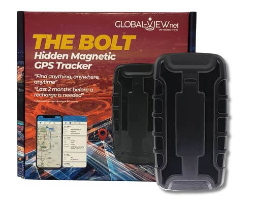 Hidden Magnetic GPS Tracker Car Tracking Device with Software (Long Battery Life) Real Time Truck, Asset, Elderly, Teenager Tracker - Covert Tracker - Fleet Tracking Global-View