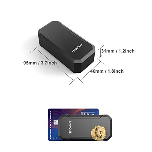 GPS Tracker for Vehicles and Assets - Real-Time Tracking, Waterproof, Magnetic Mount, App-Controlled (lm003)