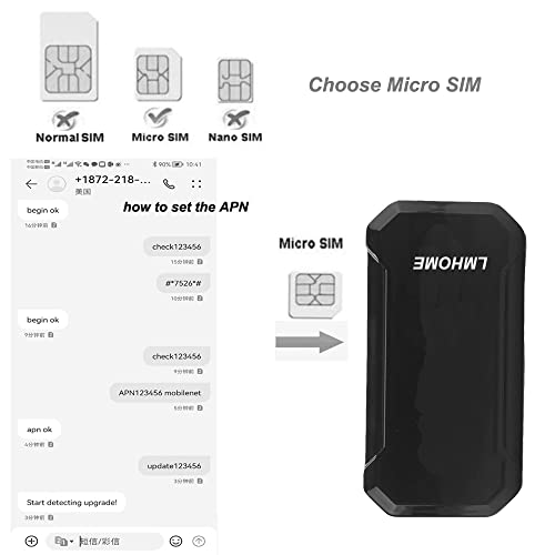 GPS Tracker for Vehicles and Assets - Real-Time Tracking, Waterproof, Magnetic Mount, App-Controlled (lm003)