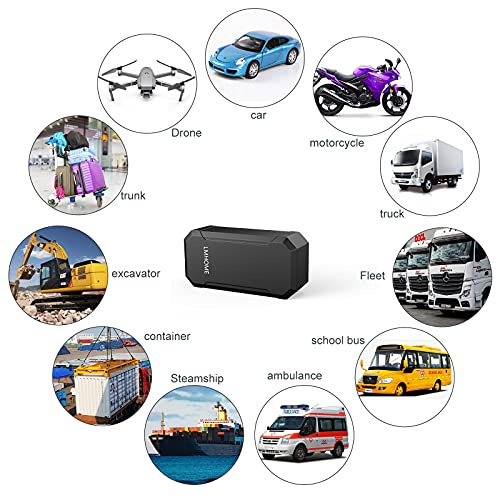 GPS Tracker for Vehicles and Assets - Real-Time Tracking, Waterproof, Magnetic Mount, App-Controlled (lm003)