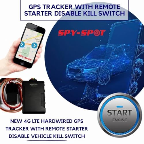 Spy Spot 4G Hard Wire Kill Switch GPS Vehicle Tracker 