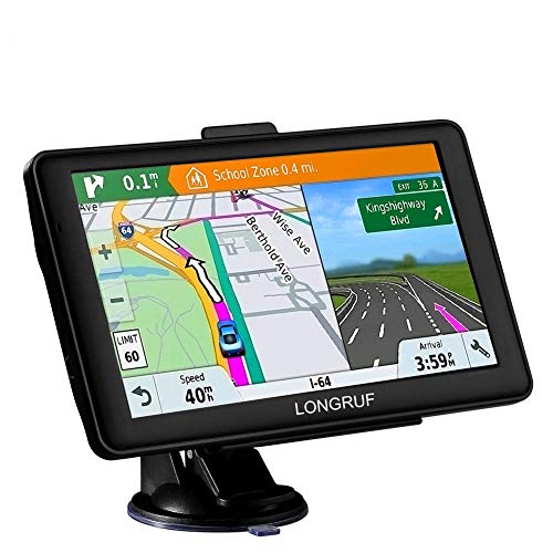 car GPS 7 inch Touch Screen Voice Prompt GPS Navigation Built-in 8GB No Need to Insert a Card+Multi-Media and FM for Car with Lifetime Maps