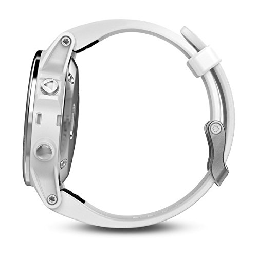 Garmin fēnix 5s, Premium and Rugged Smaller-Sized Multisport GPS Smartwatch, White, 42mm (010-01685-00)