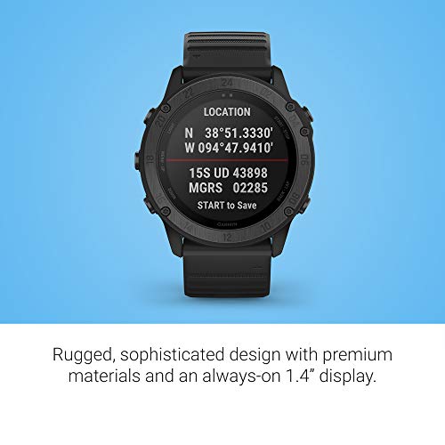 Garmin tactix Delta, Premium GPS Smartwatch with Specialized Tactical Features, Designed to Meet Military Standards